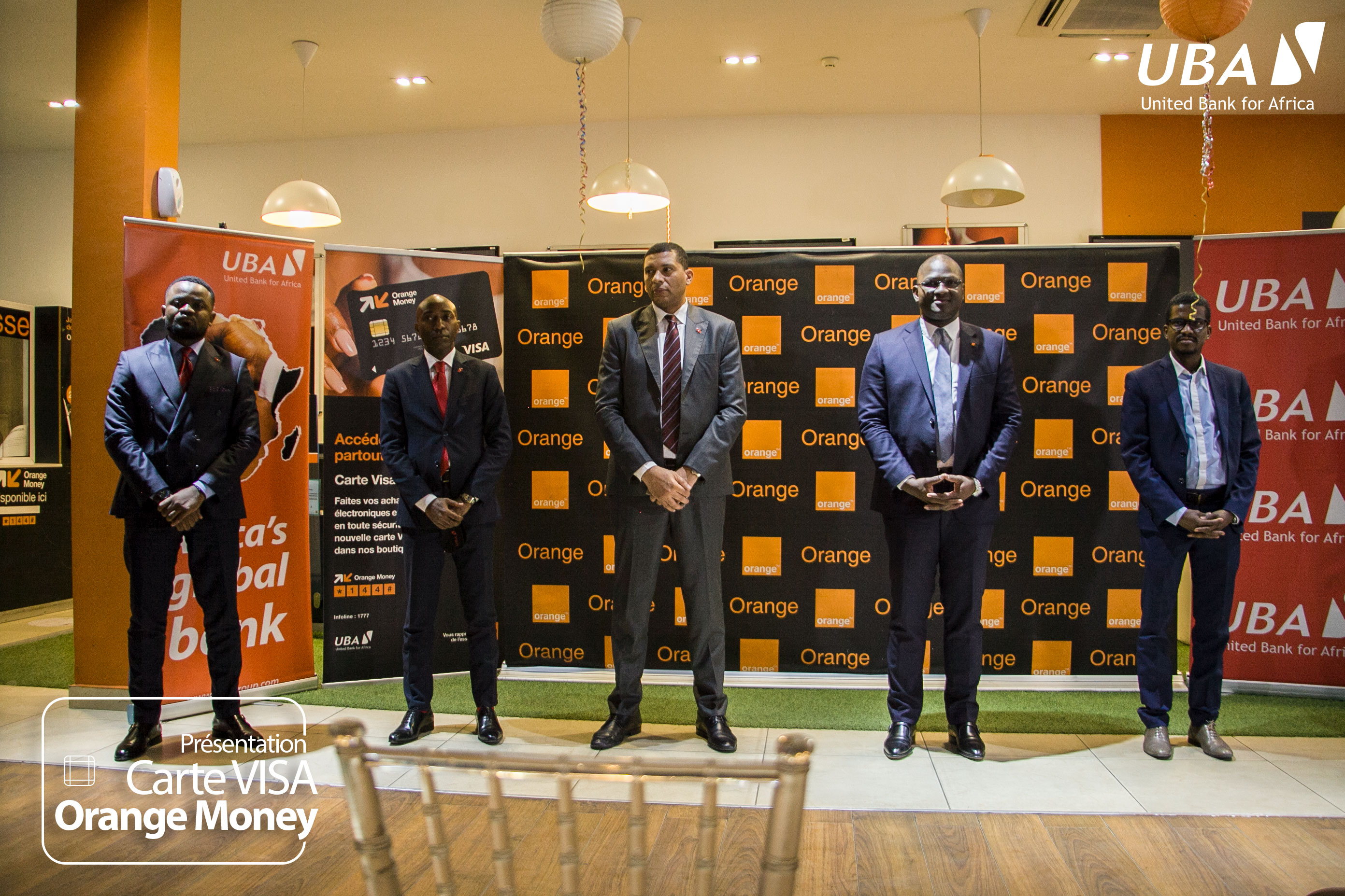 La carte visa Orange Money délivrée par UBA, met à jour la qualité de la relation et le degré de collaboration de nos deux institutions en réalisant une première en RDC : connecter le mobile money au système bancaire par un moyen de paiement électronique de stature mondiale.