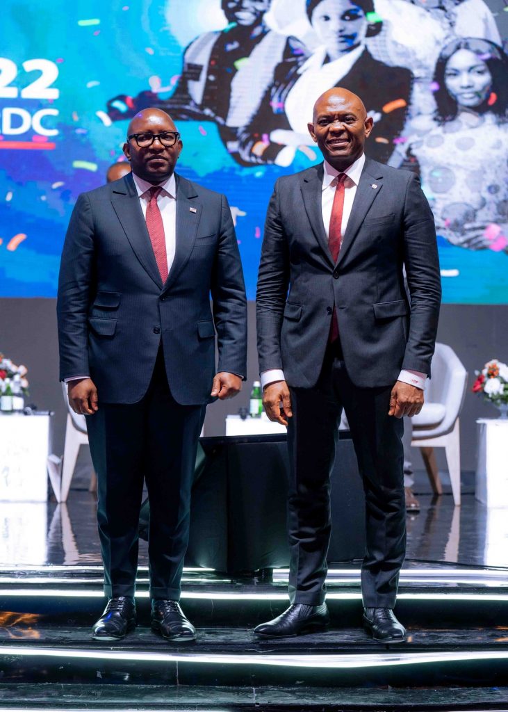 S.E Sama Lukonde, Premier Ministre de la RDC et Tony O. Elumelu, Chairman de la Fondation Tony Elumelu et du Groupe UBA