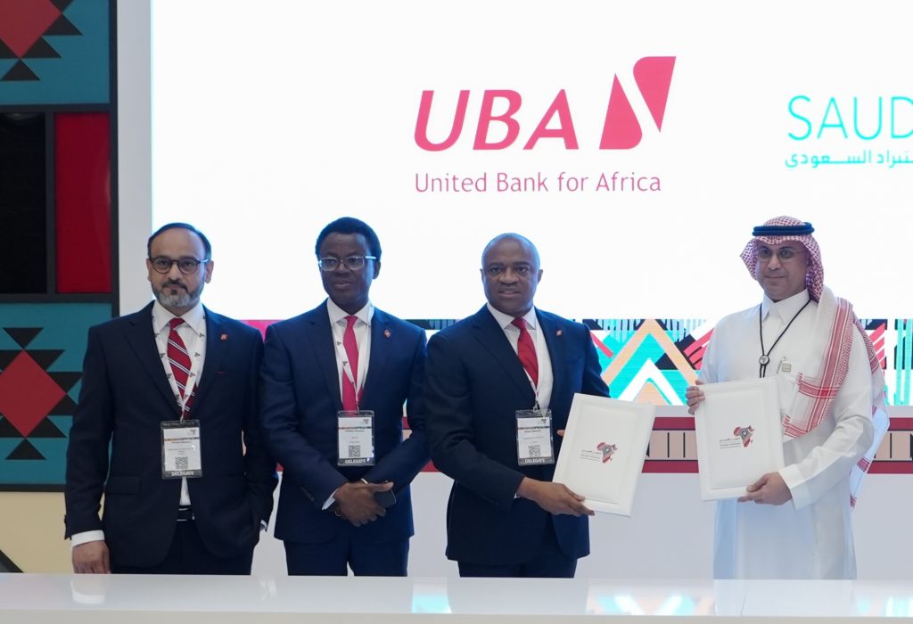 La banque mondiale de l'Afrique, United Bank for Africa (UBA) Plc, et Saudi Export-Import Bank (Saudi EXIM), une agence de crédit ont signé un partenariat pour booster les relations commerciales entre l'Afrique et le Moyen Orient