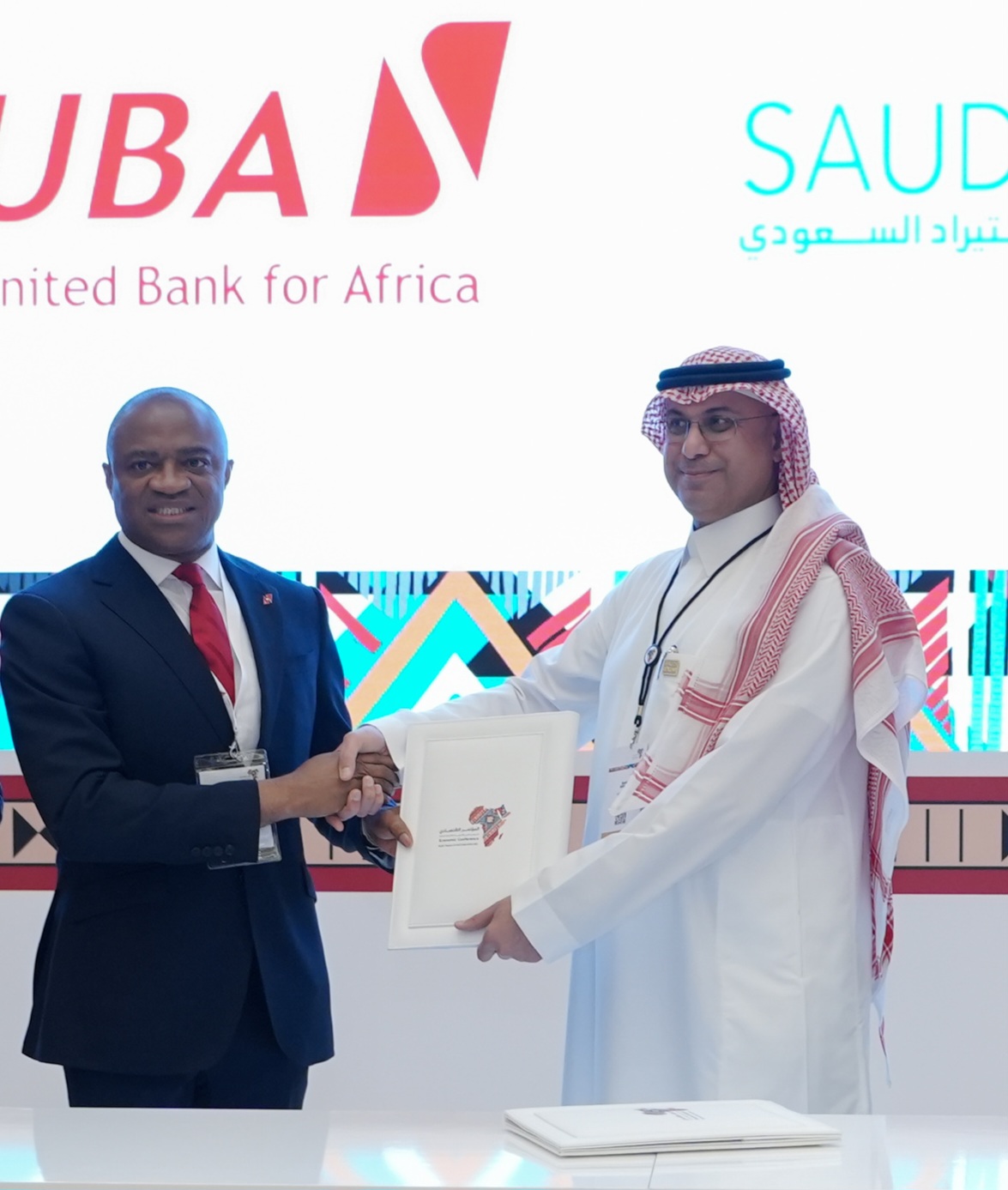 La banque mondiale de l'Afrique, United Bank for Africa (UBA) Plc, et Saudi Export-Import Bank (Saudi EXIM), une agence de crédit ont signé un partenariat pour booster les relations commerciales entre l'Afrique et le Moyen Orient